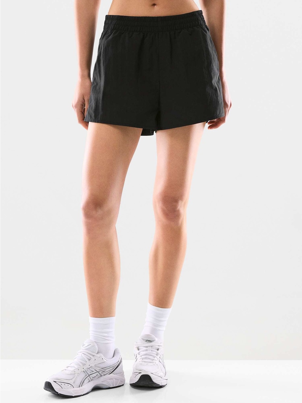 Babaton Black Athletic Comfort Shorts